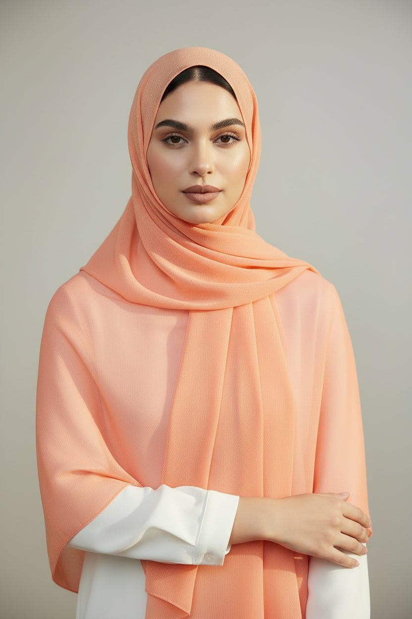 Chiffon Georgette - Apricot