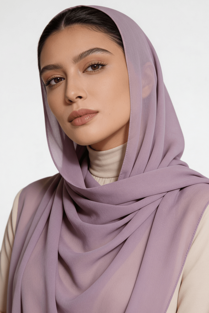 Georgette Hijab - Lilac