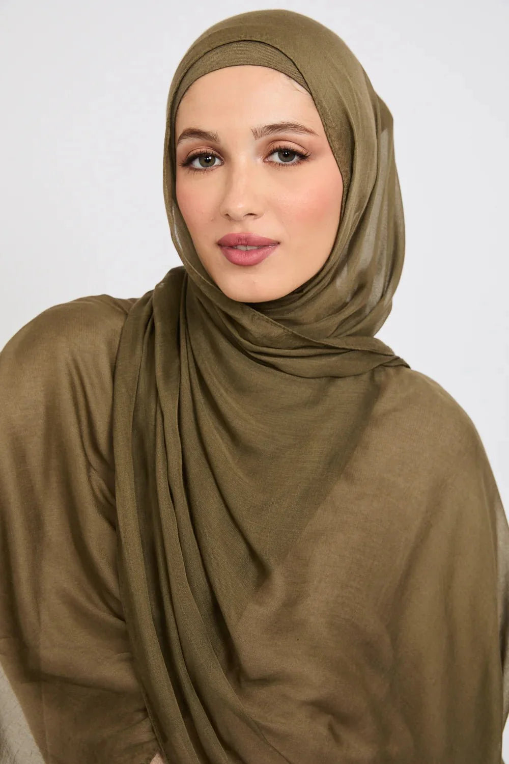 Modal Hijab - Smokey Olive