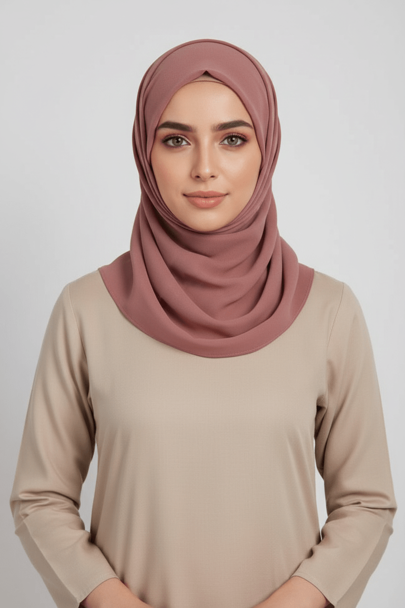 Georgette Hijab - Melon