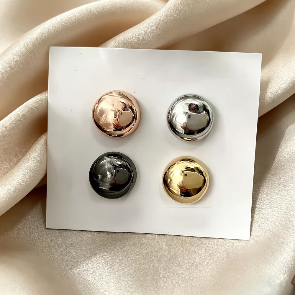 4PCS Magnetic Hijab Pins – No-Needle Headscarf Magnets for Hijab & Scarves