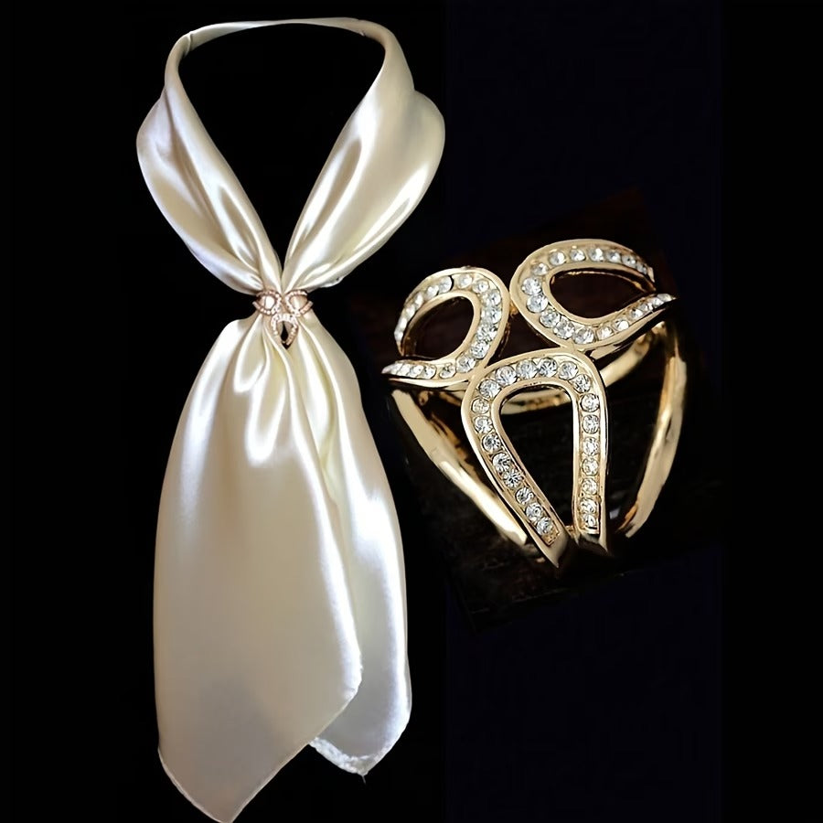 Fashionable Elegant Scarf Buckle – Women's Multi-Functional Versatile Scarf Clip