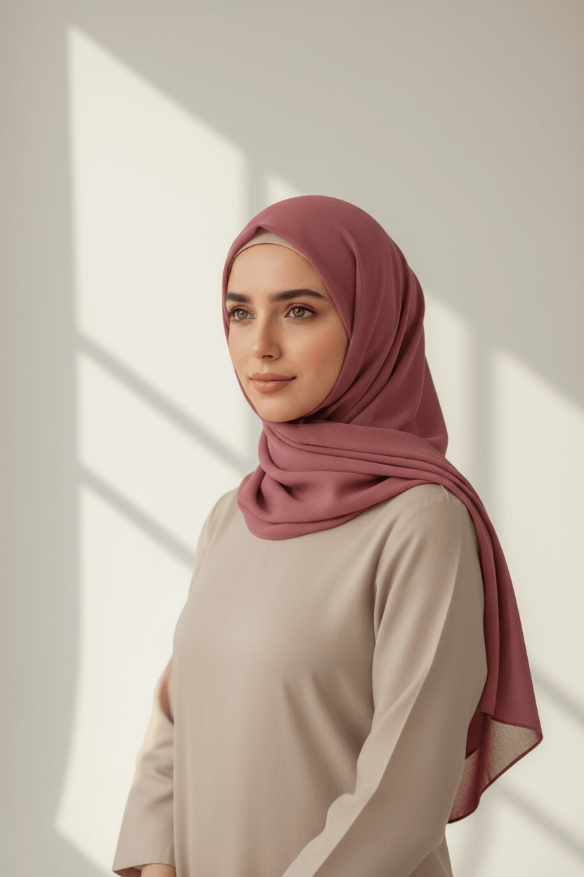 Georgette Hijab - Punch